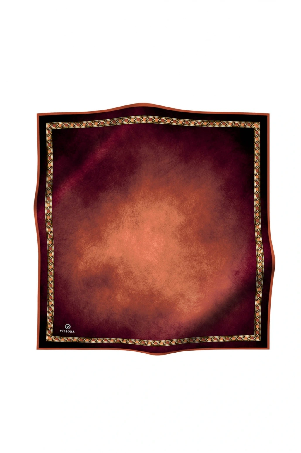 Kadın Twill Ipek Eşarp Taba