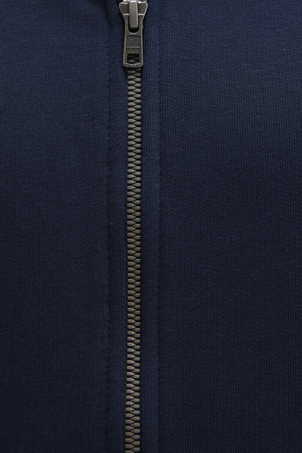 Kapüşonlu Fermuarlı Lacivert Sweatshirt