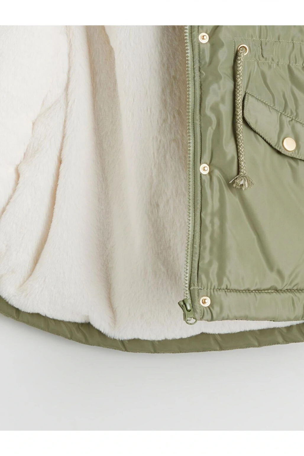 Kapüşonlu Kız Çocuk Mont (W5)