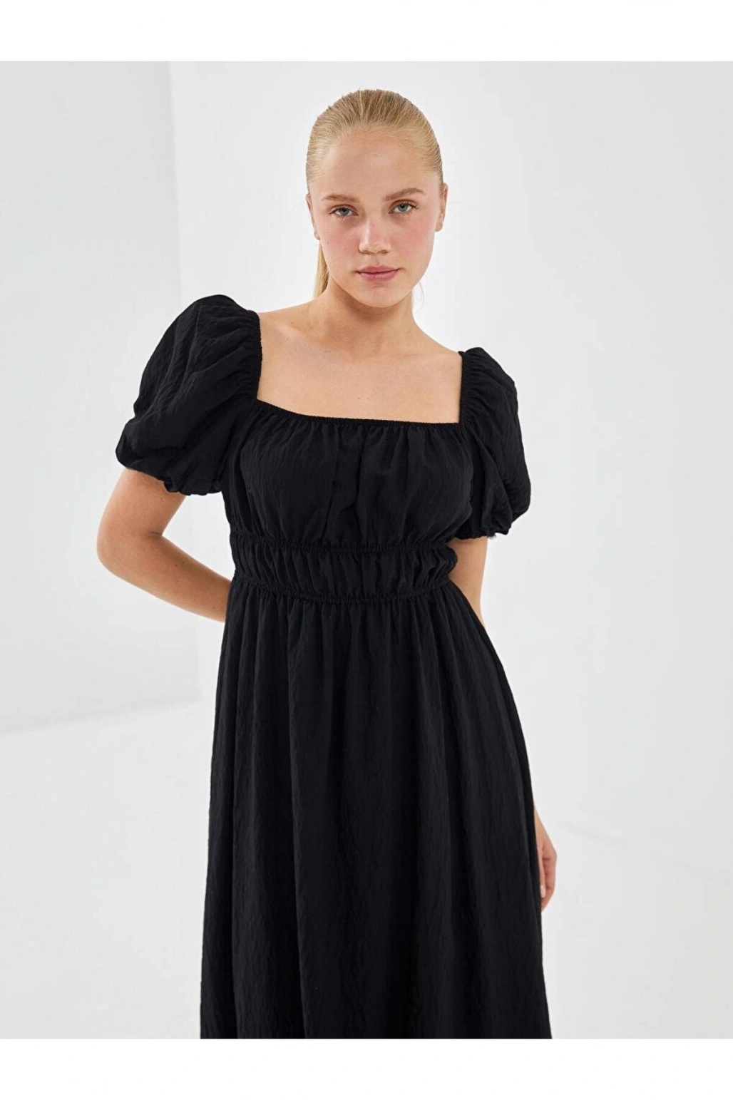 Kare Yaka Kadın Elbise (S5)