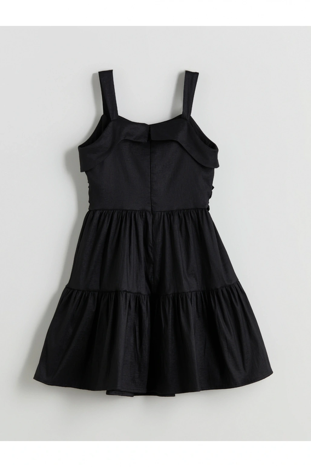 Kare Yaka Kız Çocuk Elbise