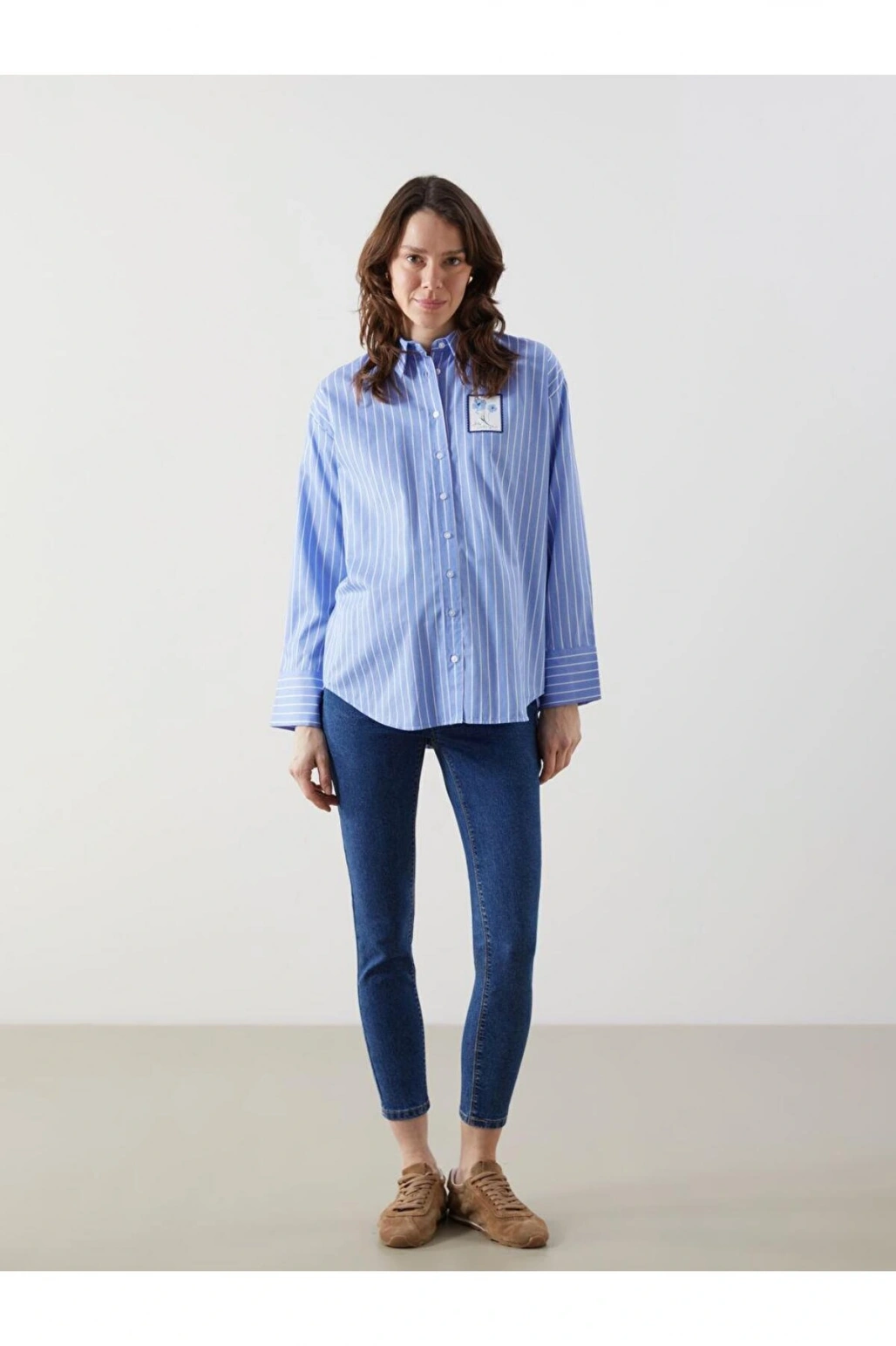 Karın Panelli Mercury Skinny Fit Hamile Jean Pantolon (S5)