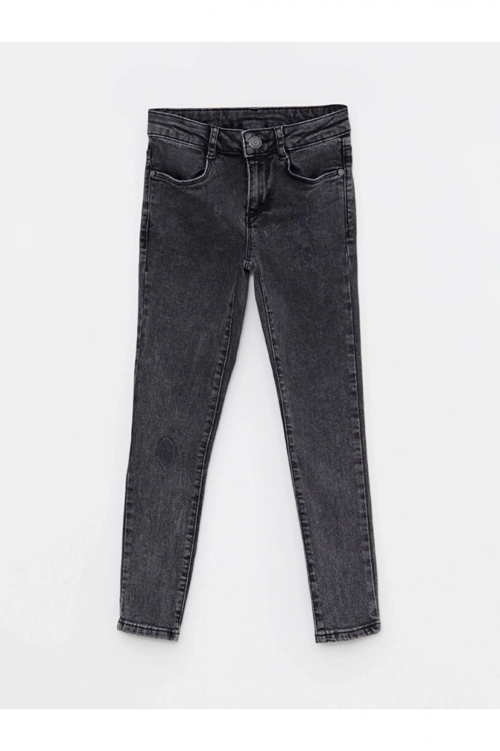 Kids Gri Basic Kız Çocuk Jean Pantolon