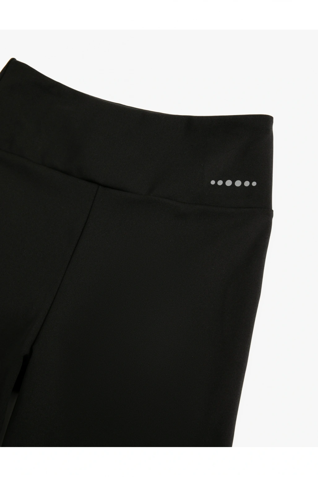 Kısa Bisikletçi Taytı Reflektör Baskı Detaylı Yüksek Bel