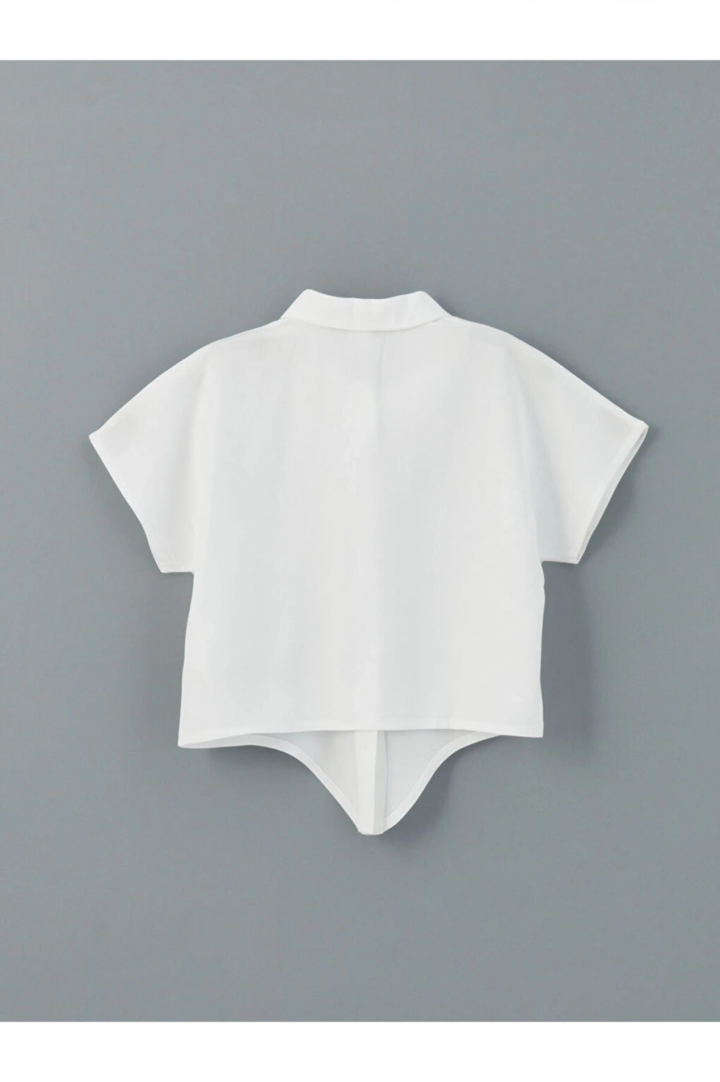 Kısa Kollu Basic Kız Çocuk Gömlek (S5)