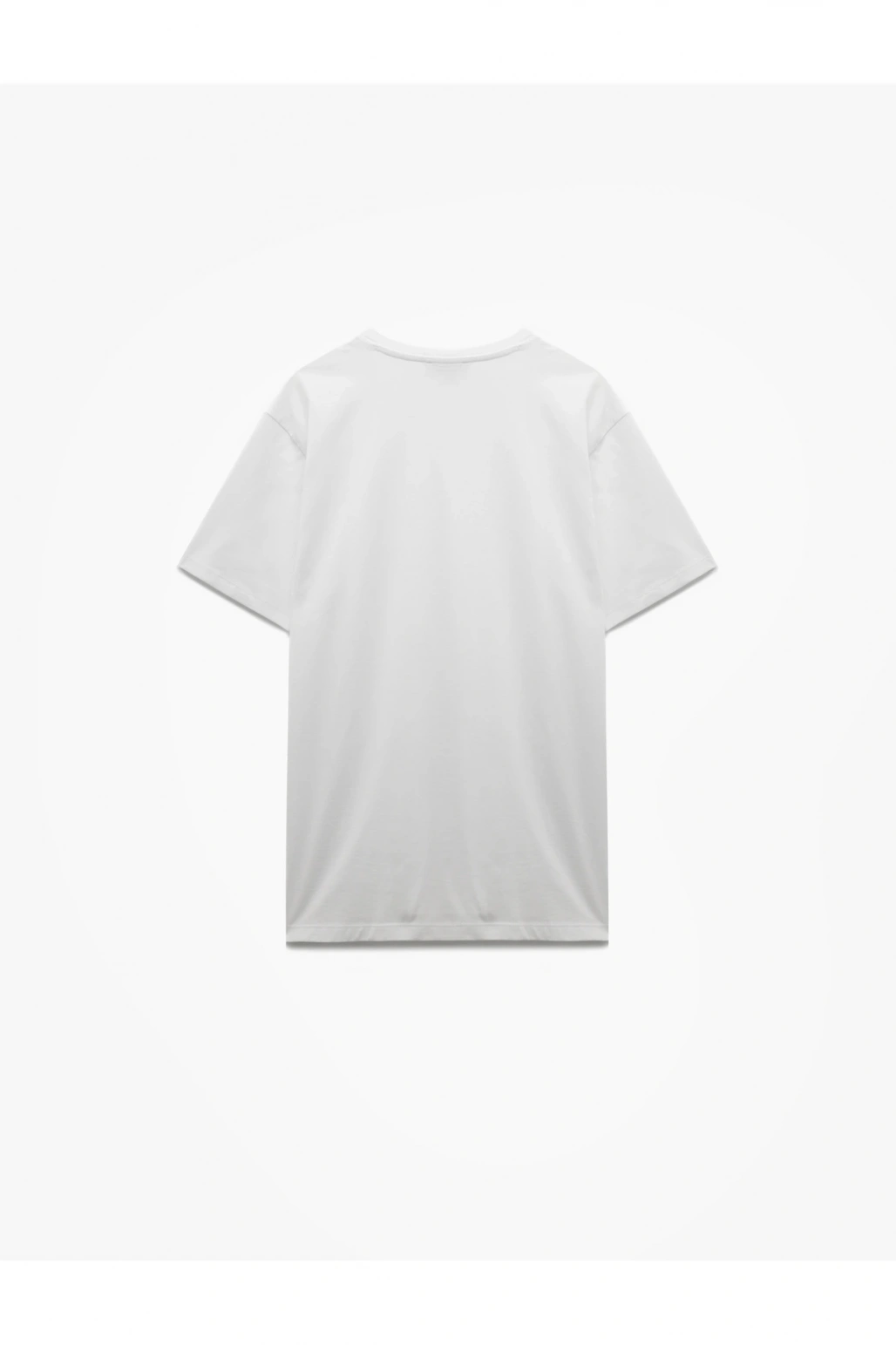 Kısa Kollu V Yaka Pamuklu Basic Erkek Slim Fit Tişört