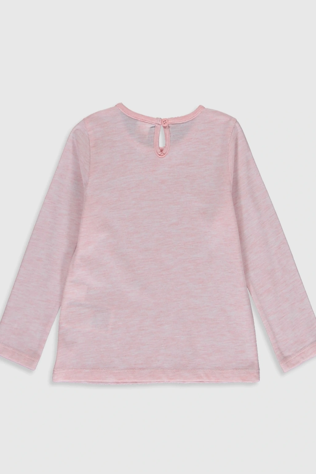 Kız Bebek Pembe Melanj E6R T-Shirt