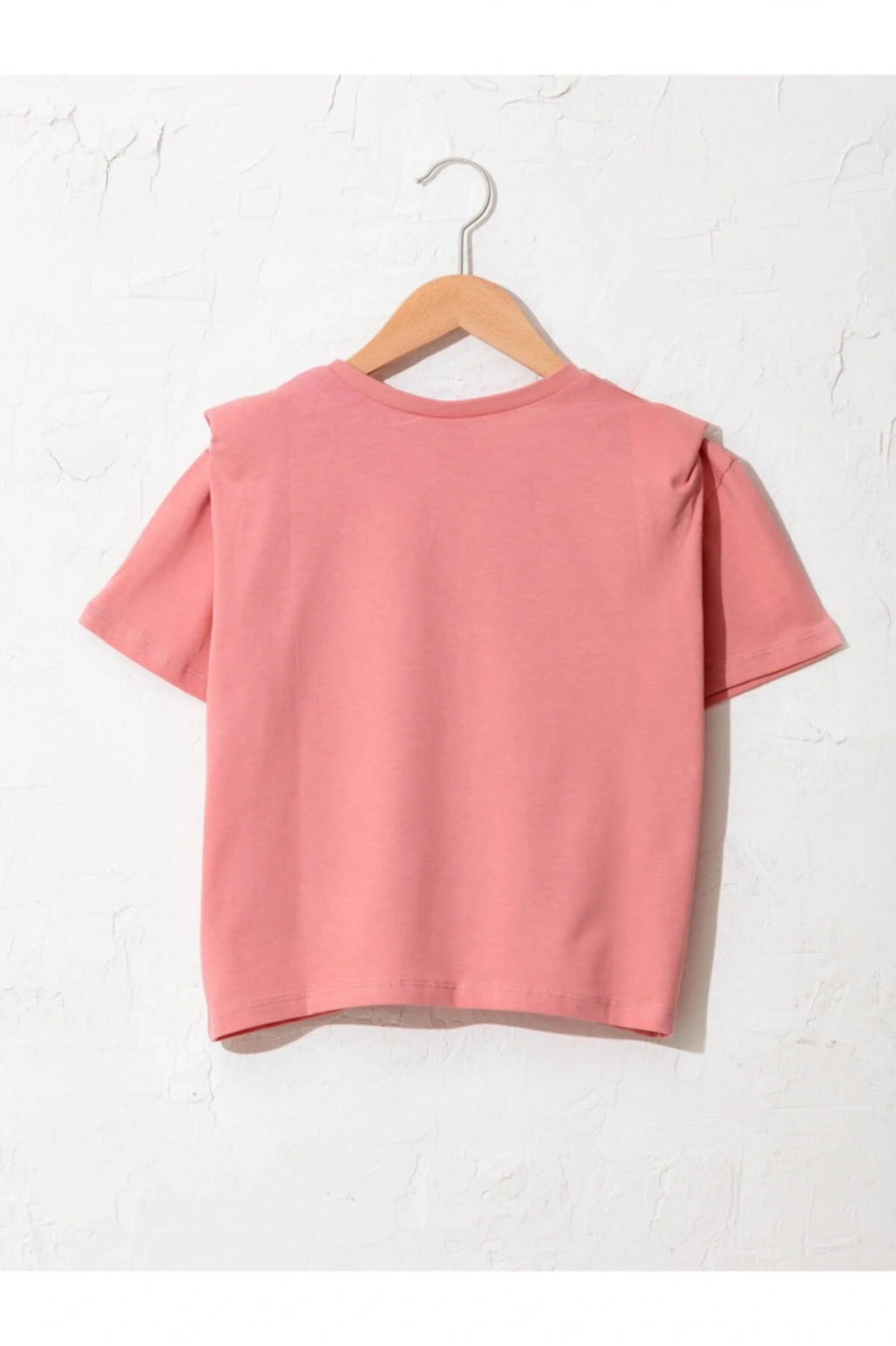 Kız Çocuk Mat Pembe Tişört