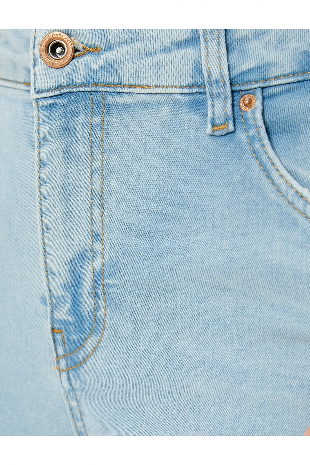 Koton Dar Kesim Yüksek Bel Kot Pantolon Esnek Cepli Pamuklu - Carmen Skinny Jeans