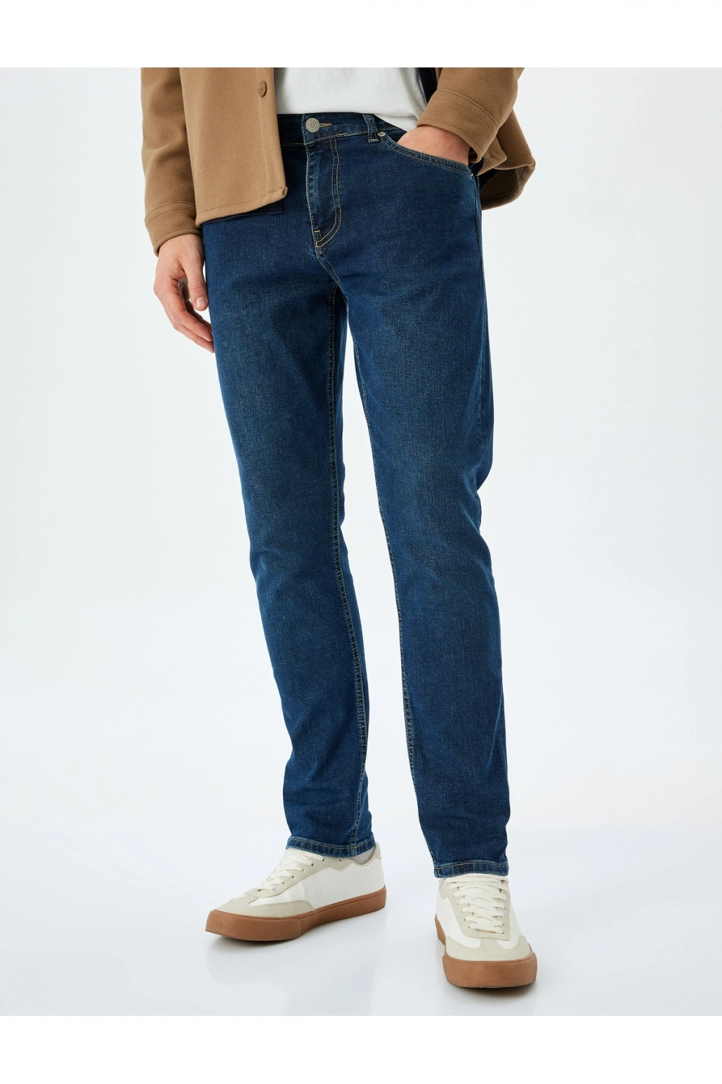 Koton Normal Bel Pamuklu Slim Fit Jean Pantolon - Brad Jean