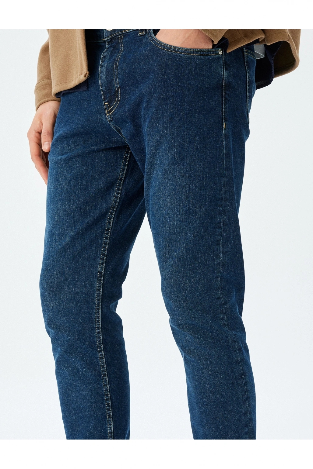 Koton Normal Bel Pamuklu Slim Fit Jean Pantolon - Brad Jean