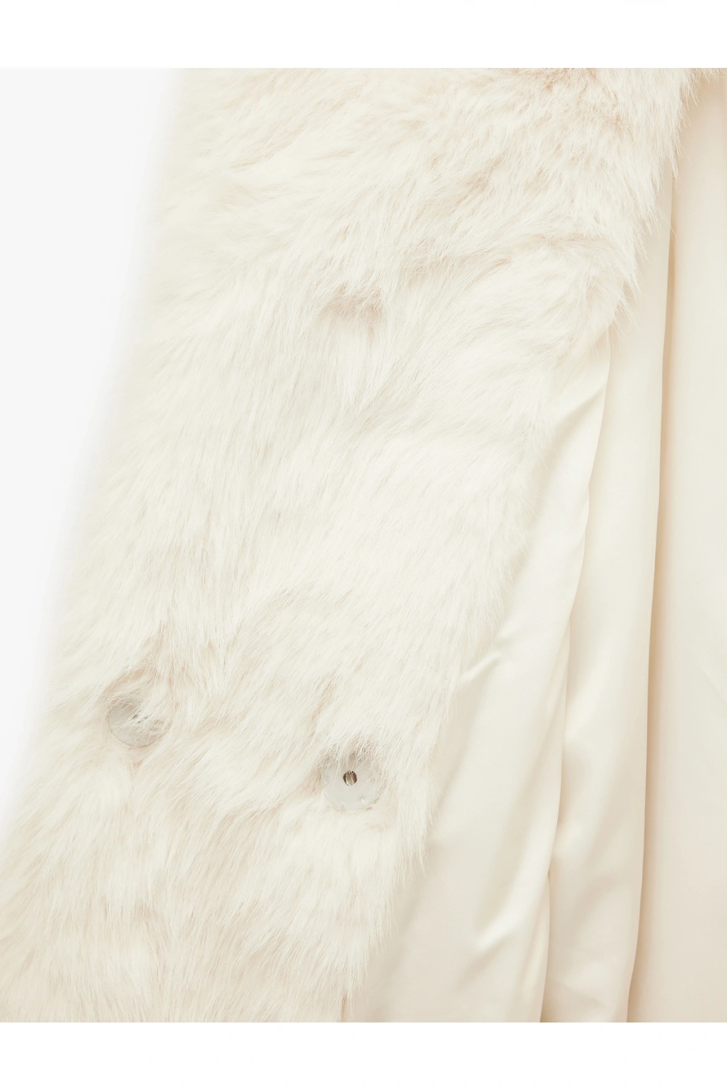 Koton Suni Kürk Mont Kısa Kruvaze Uzun Kollu