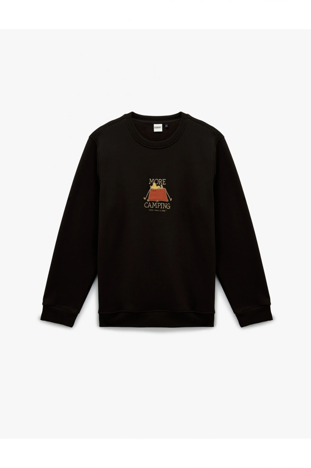 Koton Uzun Kollu Arkası Baskılı Bisiklet Yaka Şardonlu Lisanslı Snoopy Sweatshirt