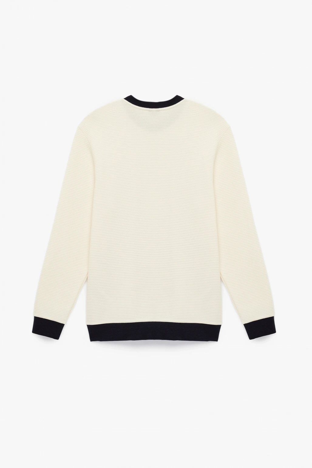 Koton Uzun Kollu Pamuklu Renk Kontrastlı Bisiklet Yaka Sweatshirt