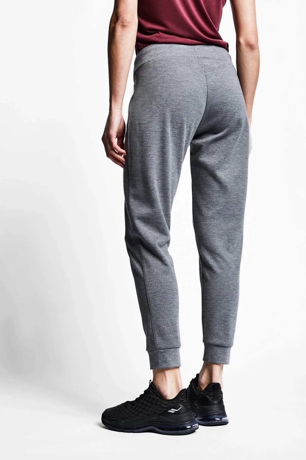 Koyu Gri Melanj Kadın Eşofman Altı 21s-2240-21b