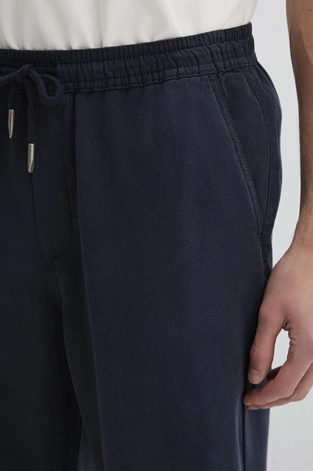 Lacivert Jogger Pantolon Regular StraightNormal BelDüz Paça