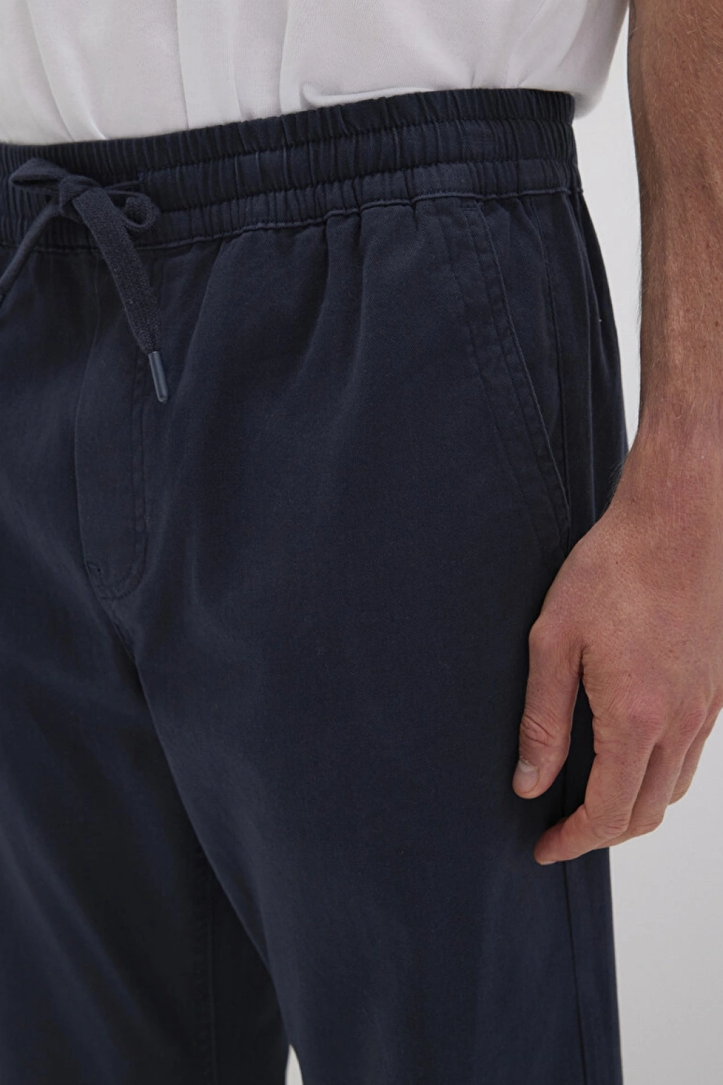 Lacivert Pantolon Slim StraightNormal BelDüz Paça