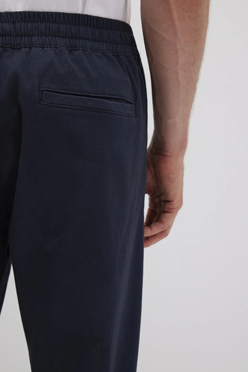 Lacivert Pantolon Slim StraightNormal BelDüz Paça