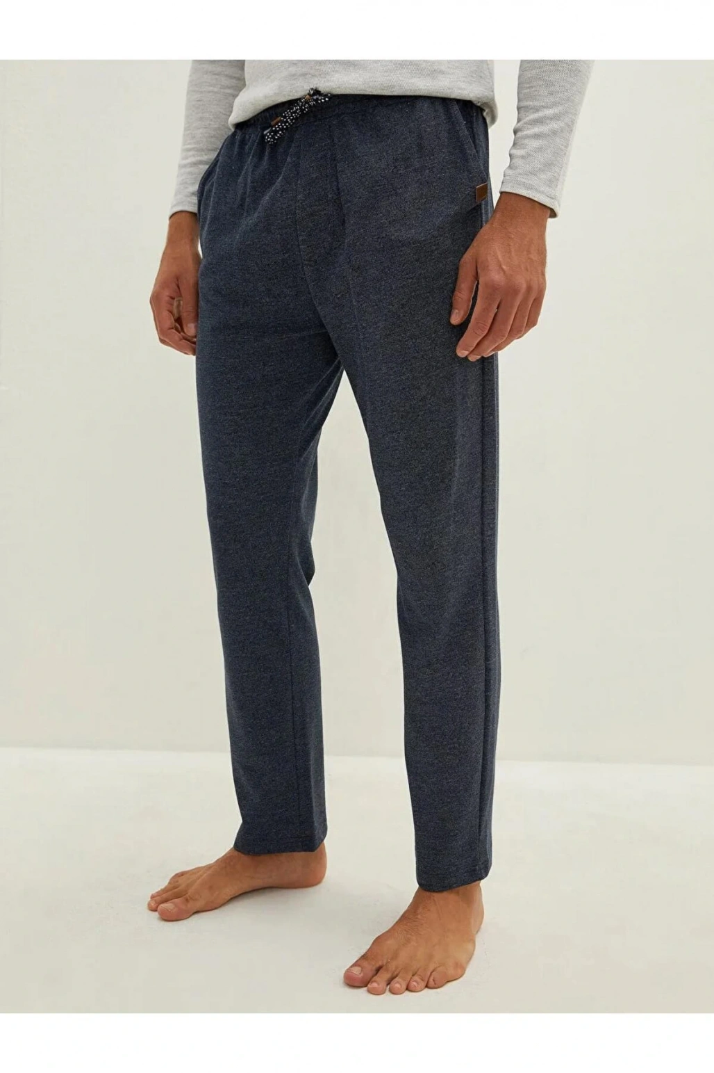 Lacivert Standart Kalıp Erkek Pijama Alt