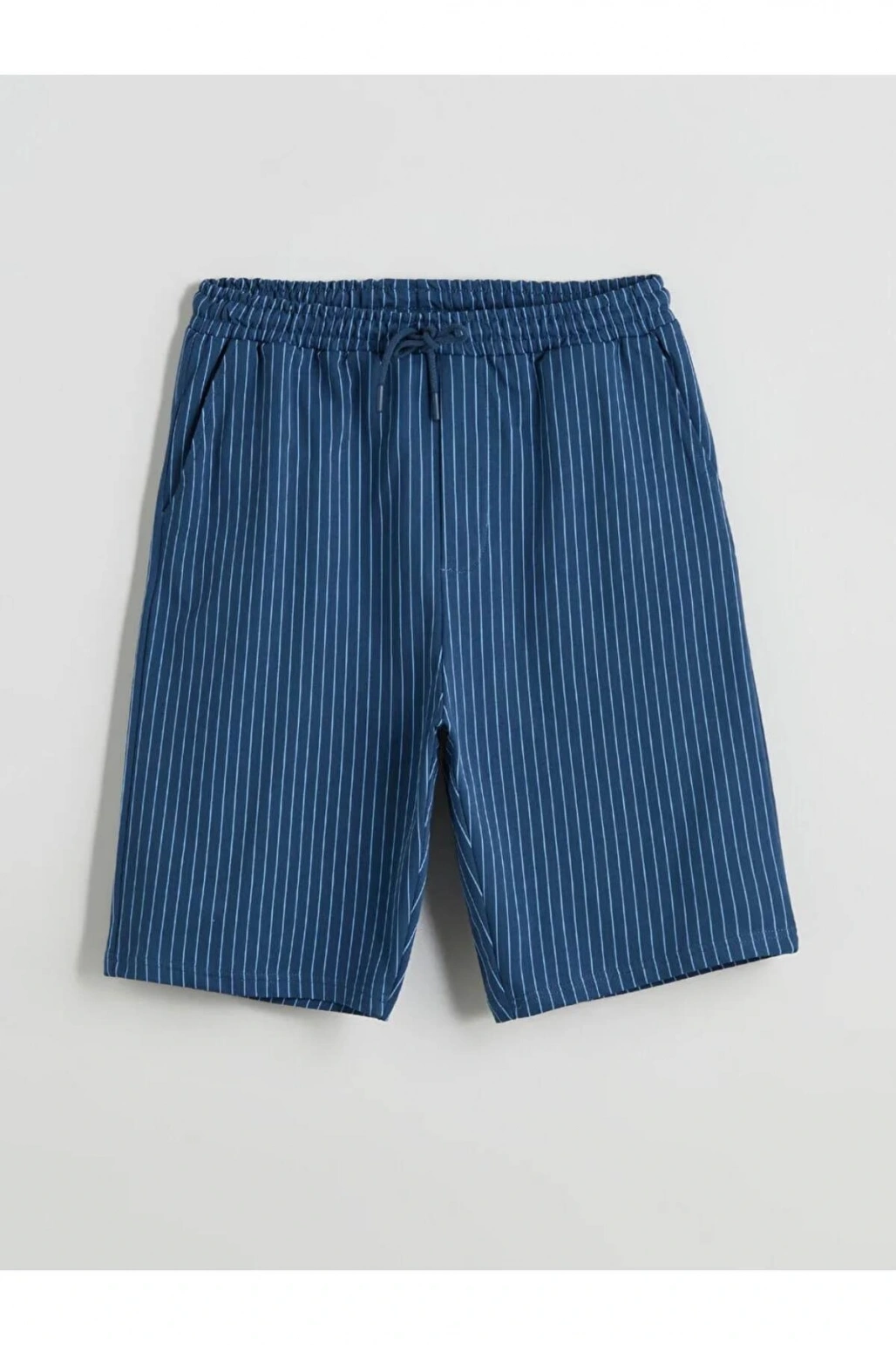 Lacivert Standart Kalıp Erkek Pijama Alt Şort