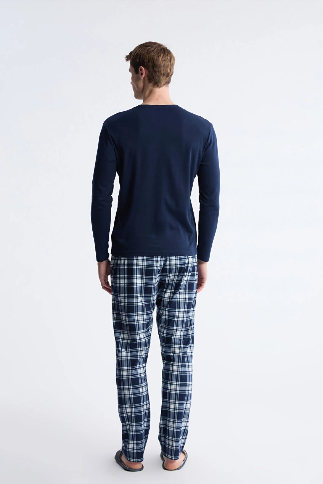 LC WAIKIKI Lacivert Standart Kalıp Erkek Pijama Takımı