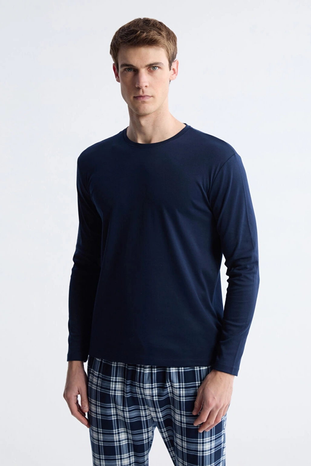 LC WAIKIKI Lacivert Standart Kalıp Erkek Pijama Takımı