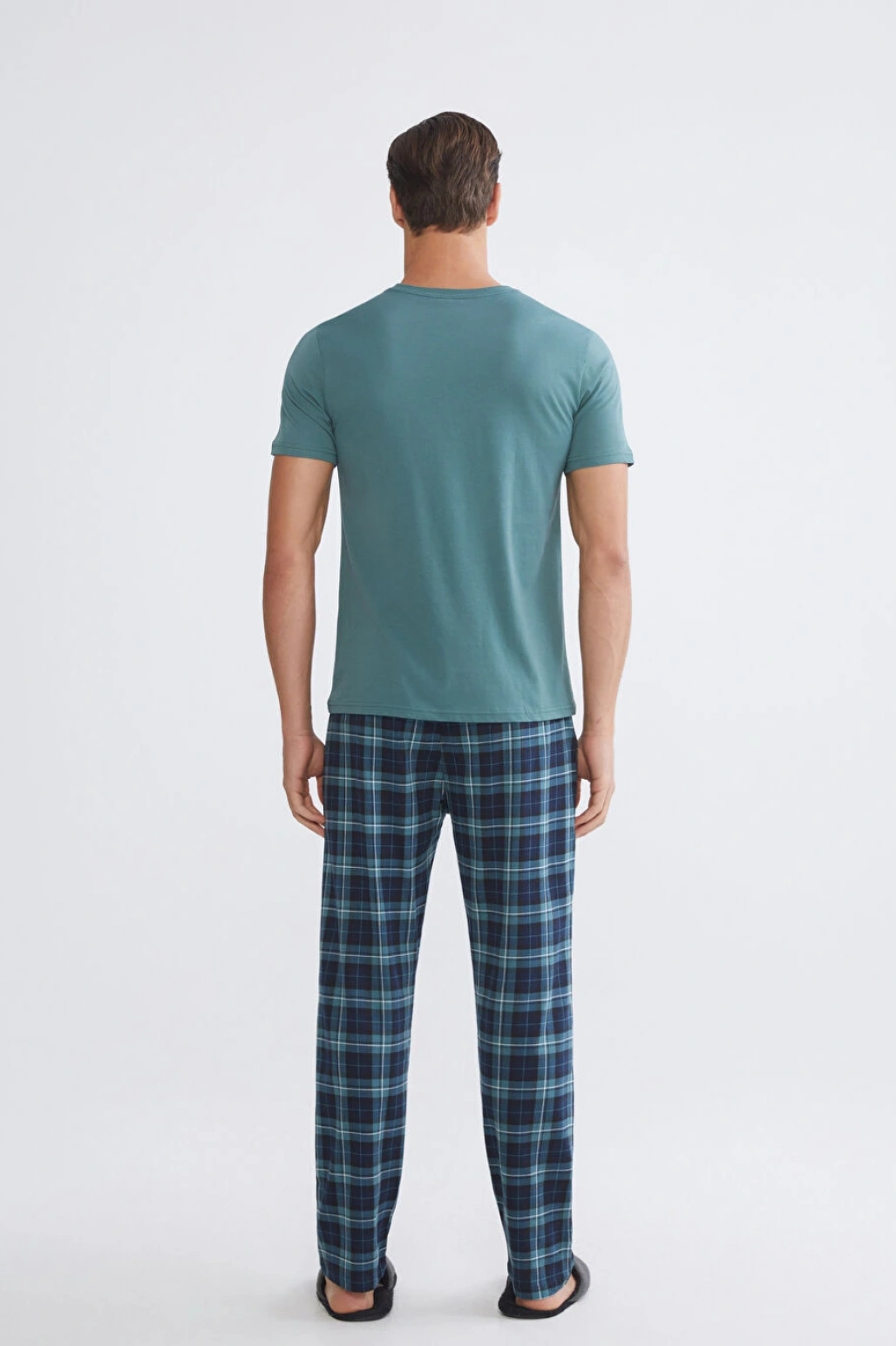 LC WAIKIKI Yeşil Standart Kalıp Erkek Pijama Takımı