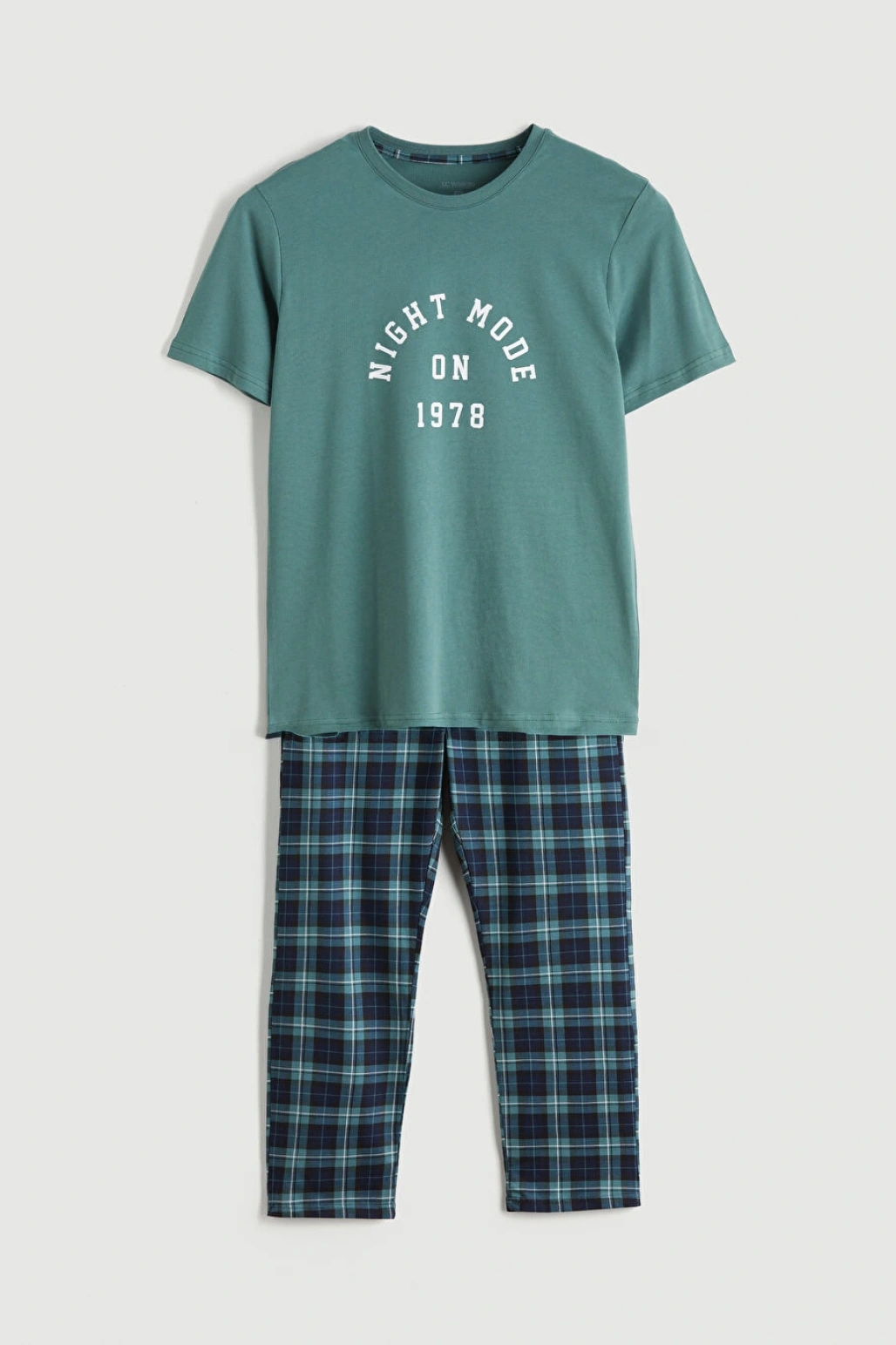 LC WAIKIKI Yeşil Standart Kalıp Erkek Pijama Takımı