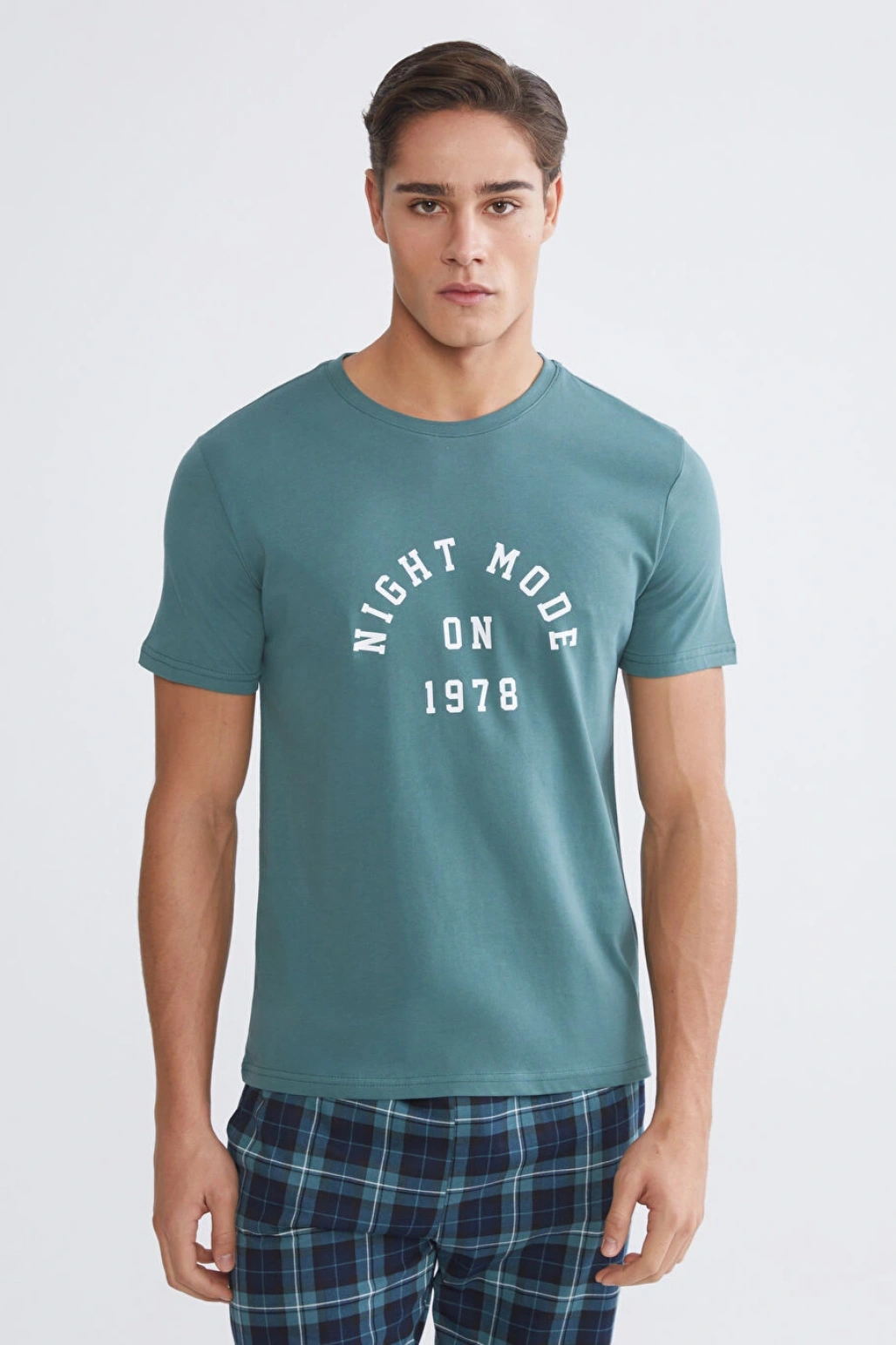 LC WAIKIKI Yeşil Standart Kalıp Erkek Pijama Takımı