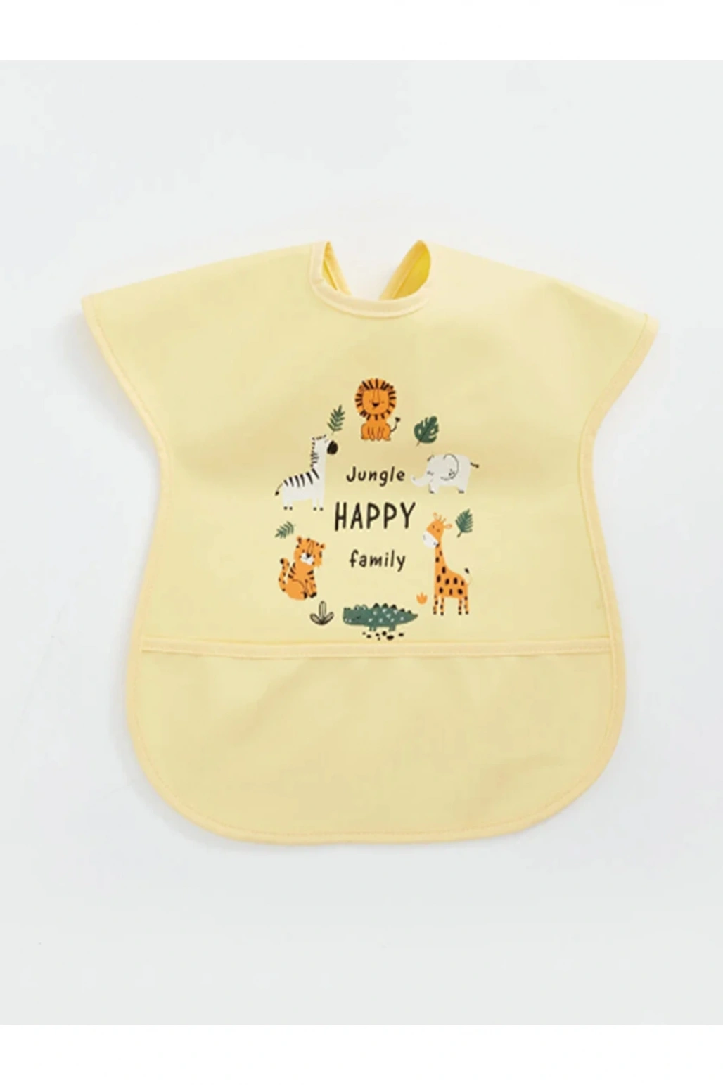 LCW baby Baskılı Erkek Bebek Mama Önlüğü