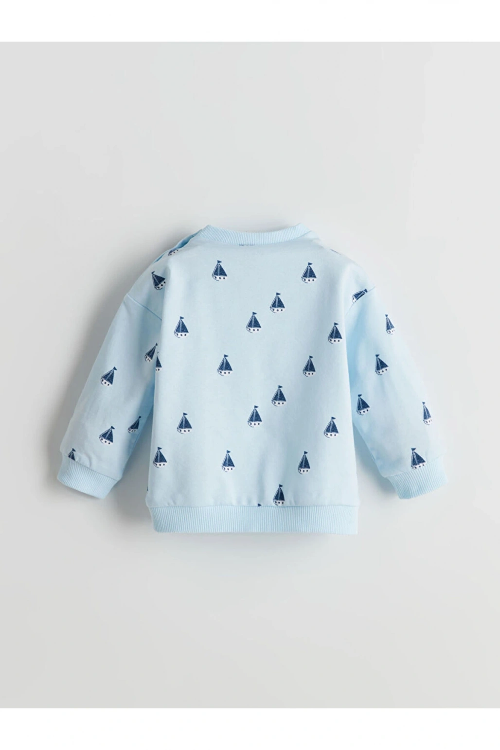 LCW baby Baskılı Erkek Bebek Sweatshirt ve Eşofman Alt 2li