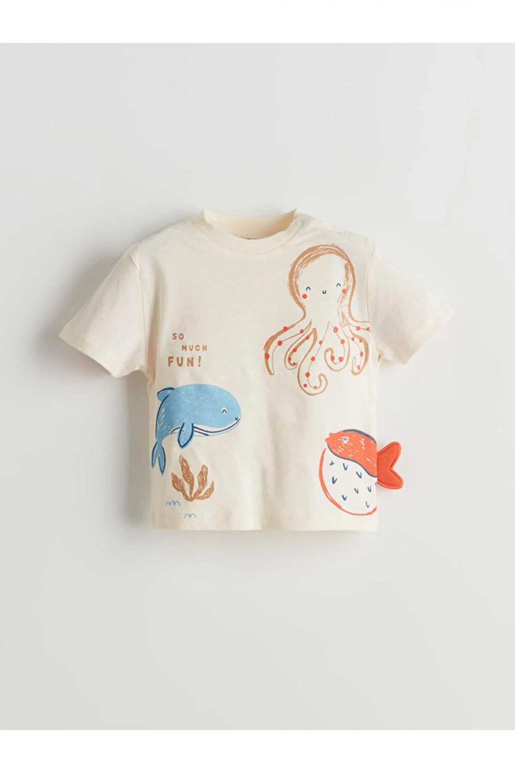 LCW baby Baskılı Erkek Bebek Tişört ve Pantolon 2li