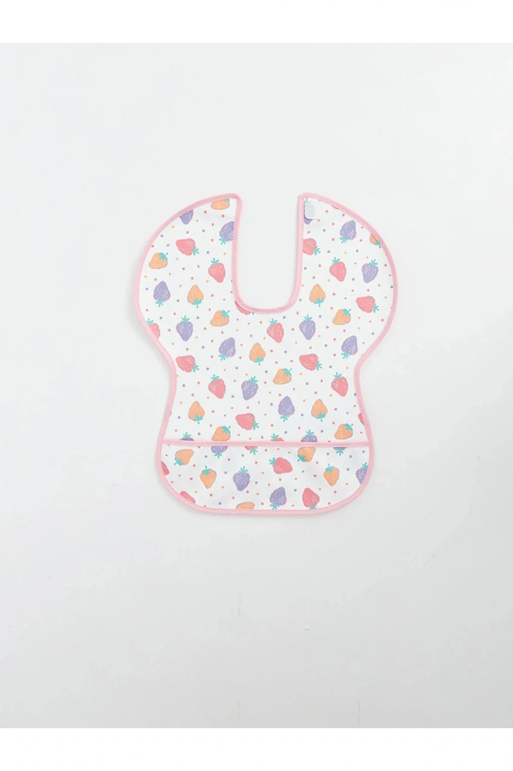 LCW baby Baskılı Kız Bebek Mama Önlüğü