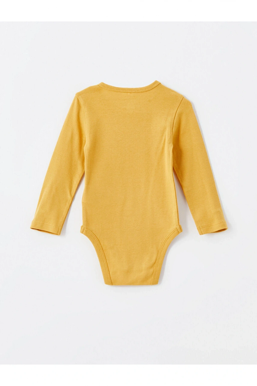 LCW baby Bej Baskılı Uzun Kollu Erkek Bebek Çıtçıtlı Body 2li