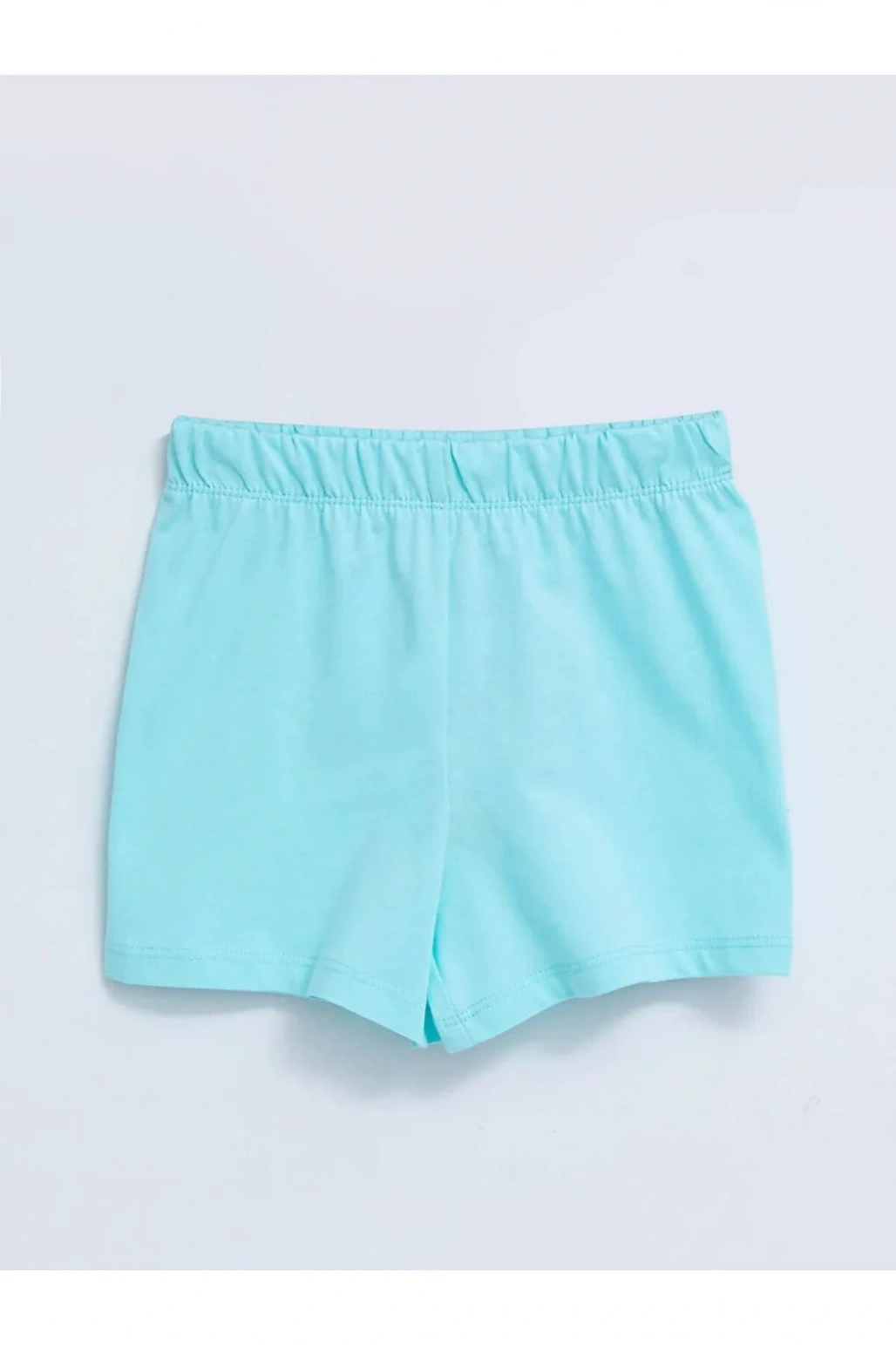 LCW baby Beli Lastikli Basic Kız Bebek Şort