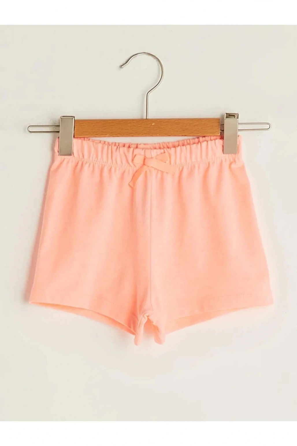 LCW baby Beli Lastikli Basic Kız Bebek Şort