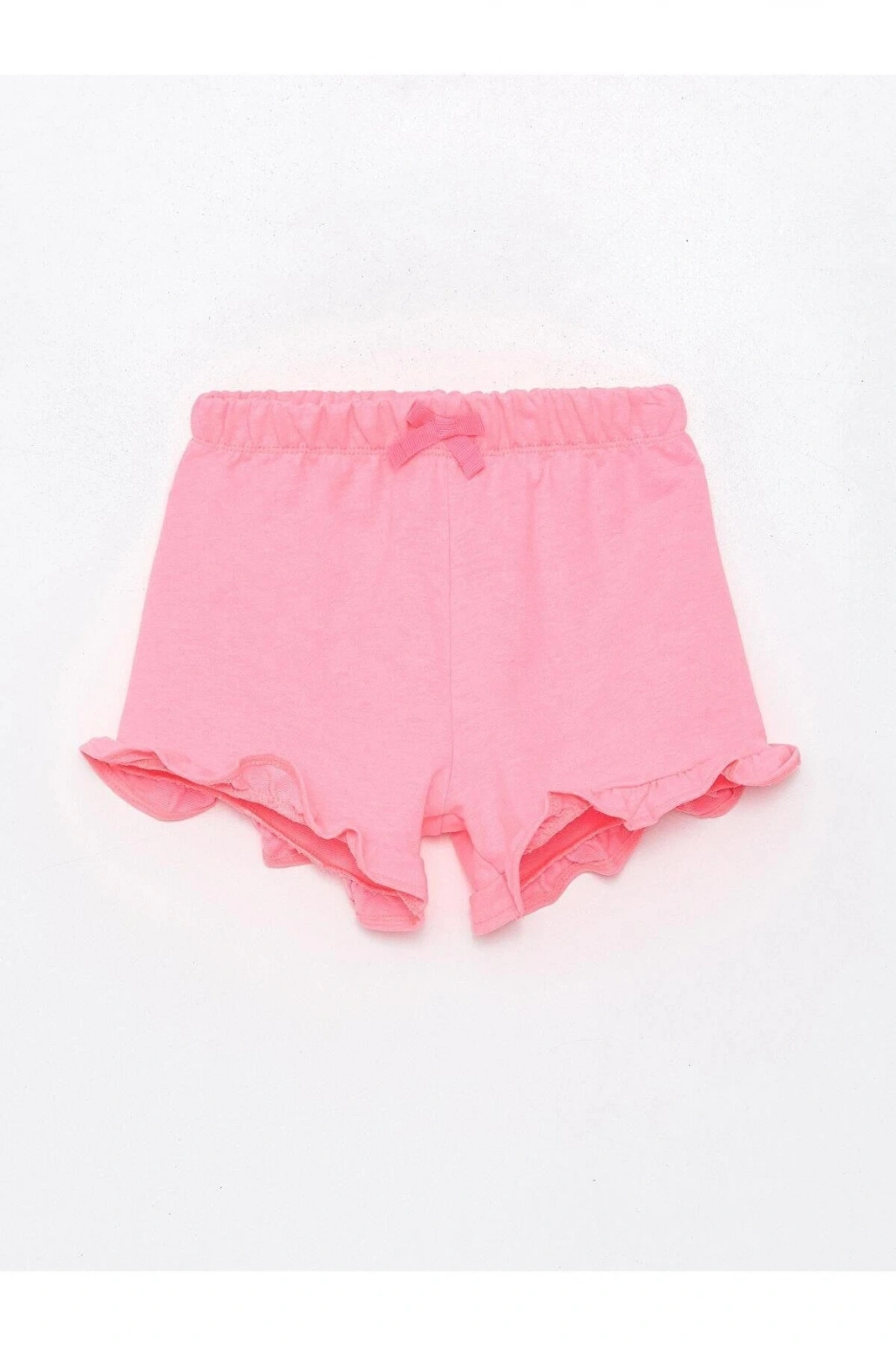 LCW baby Beli Lastikli Kız Bebek Şort