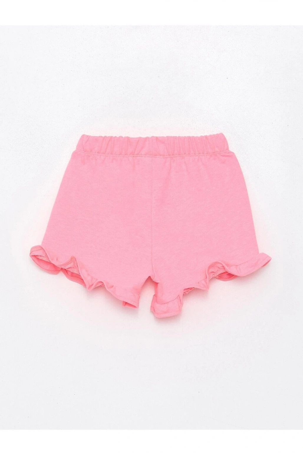 LCW baby Beli Lastikli Kız Bebek Şort