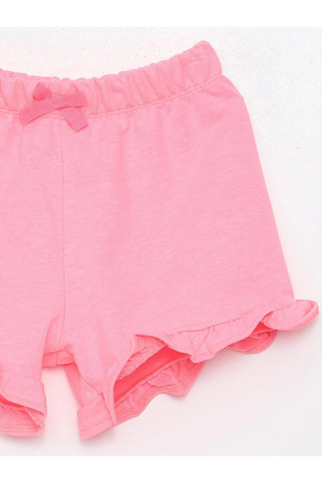 LCW baby Beli Lastikli Kız Bebek Şort