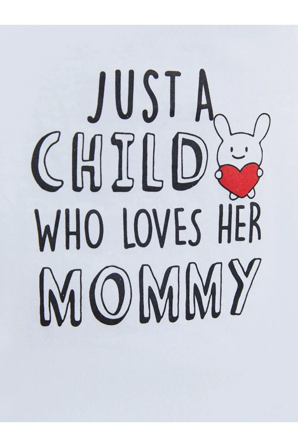 LCW baby Beyaz Bisiklet Yaka Kısa Kol Baskılı Pamuklu Kız Bebek Tişört