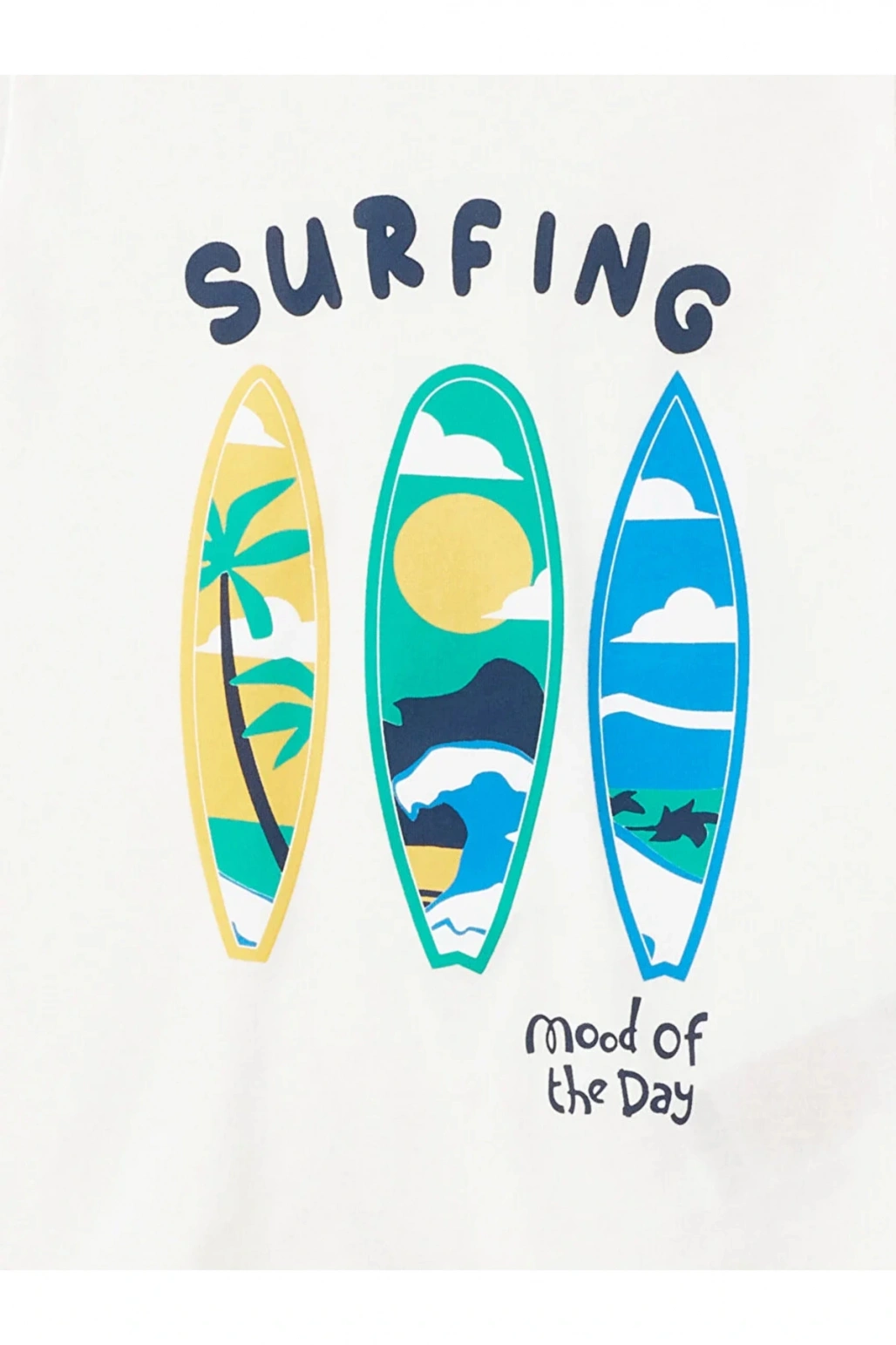 LCW baby Bisiklet Yaka Baskılı Erkek Bebek Atlet ve Şort 2li Takım