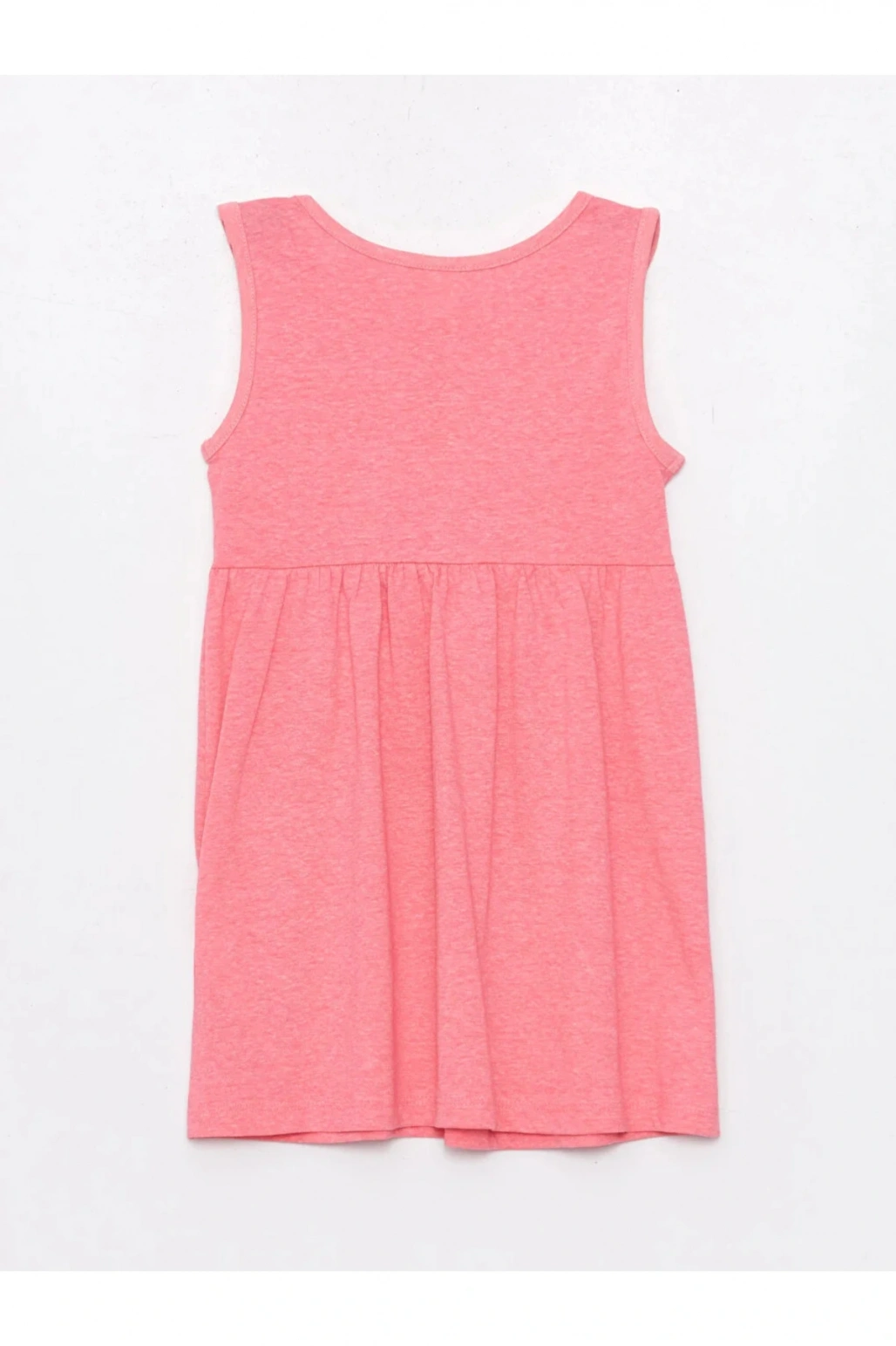 LCW baby Bisiklet Yaka Baskılı Kız Bebek Elbise 2li