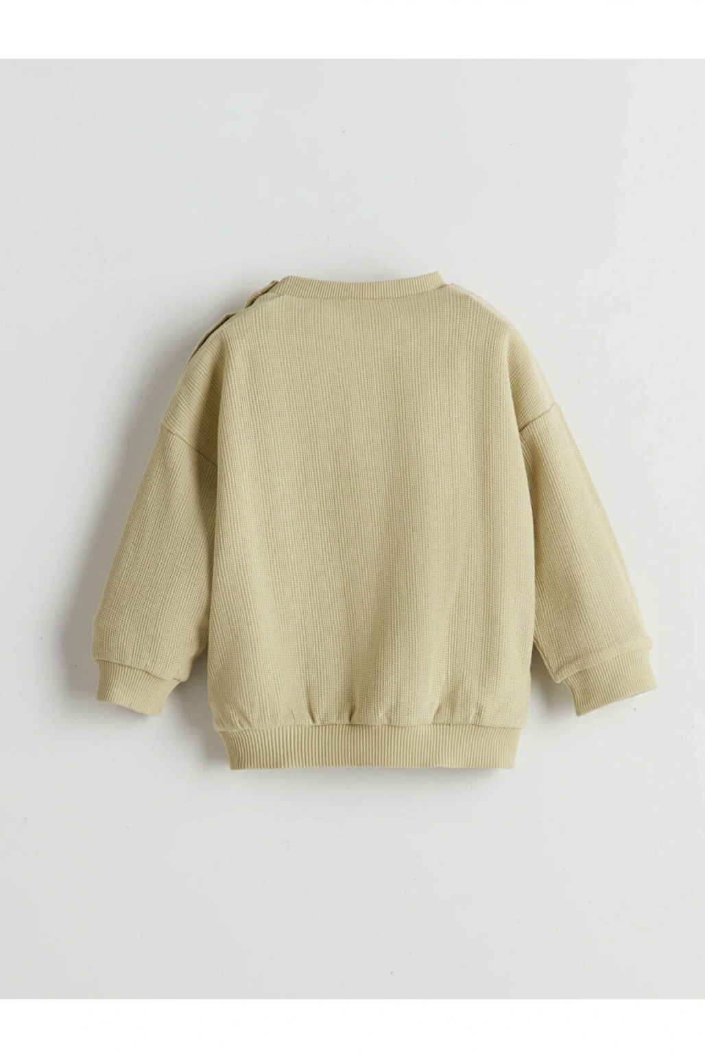 LCW baby Bisiklet Yaka Erkek Bebek Sweatshirt ve Eşofman Alt 2li