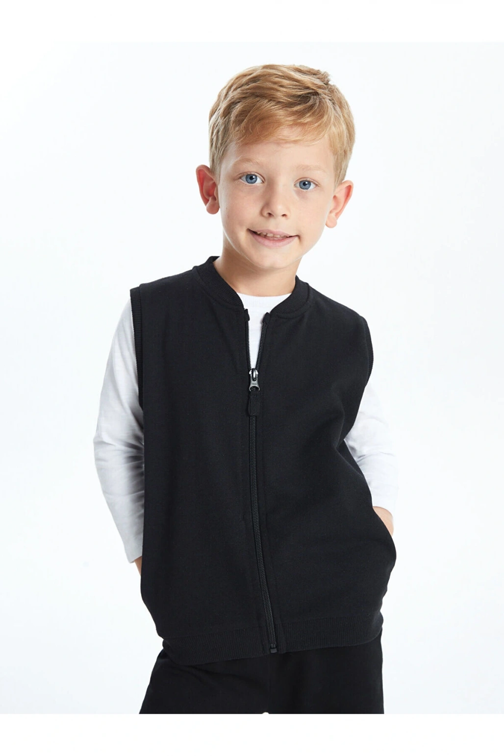 Lcw Baby Bisiklet Yaka Erkek Bebek Yelek