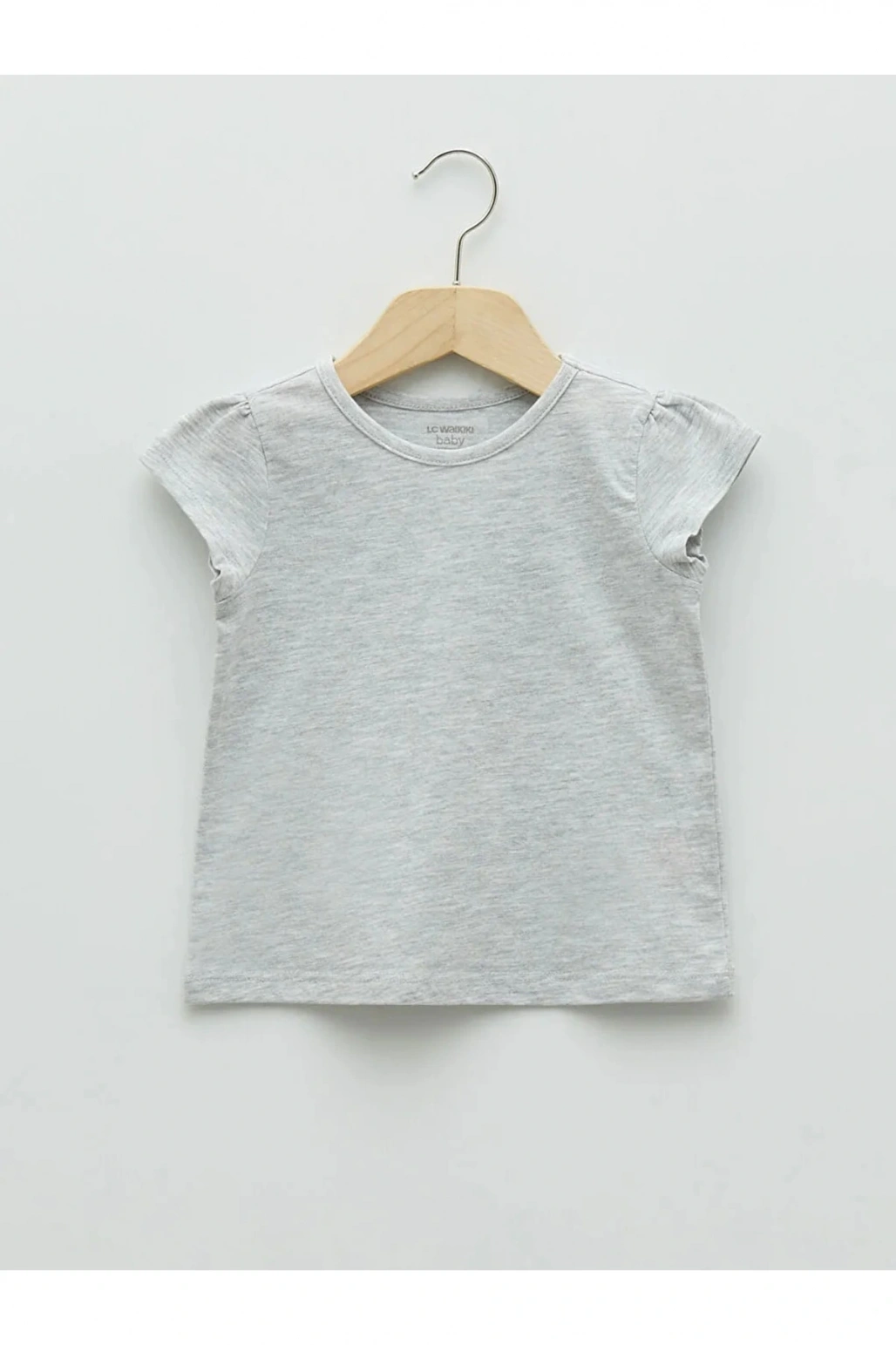 Lcw Baby Bisiklet Yaka Kısa Kol Basic Kız Bebek Tişört 2li