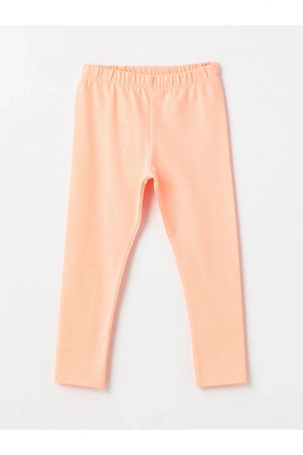 LCW baby Bisiklet Yaka Kısa Kollu Çizgili Kız Bebek Tişört ve Tayt 2li Takım