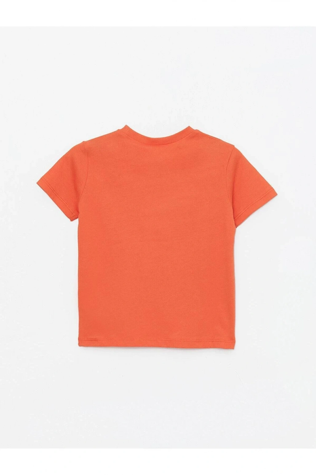 LCW baby Bisiklet Yaka Kısa Kollu Erkek Bebek Tişört