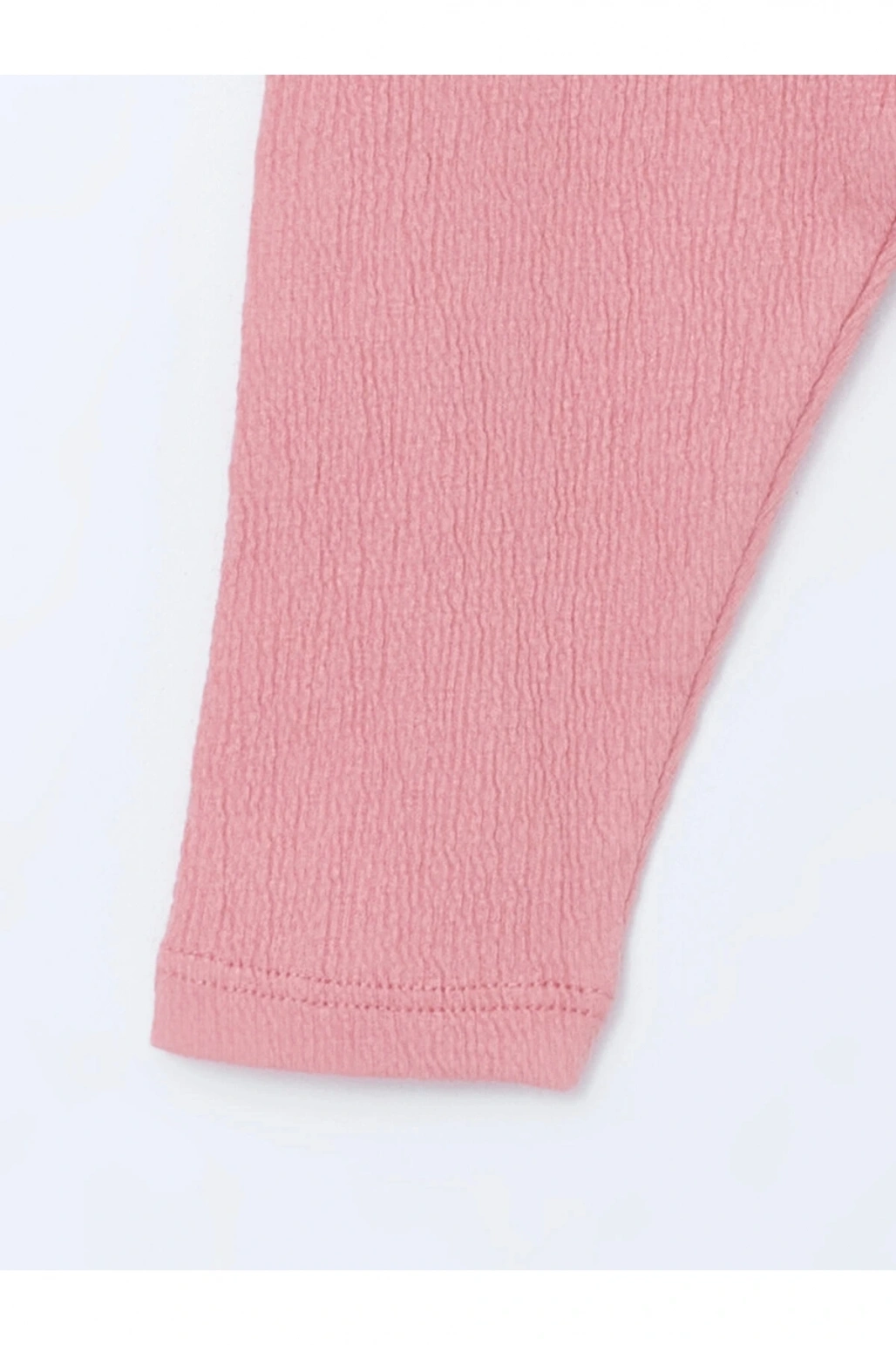 Lcw Baby Ekru Bisiklet Yaka Baskılı Kız Bebek Bluz Ve Tayt 2li Takım