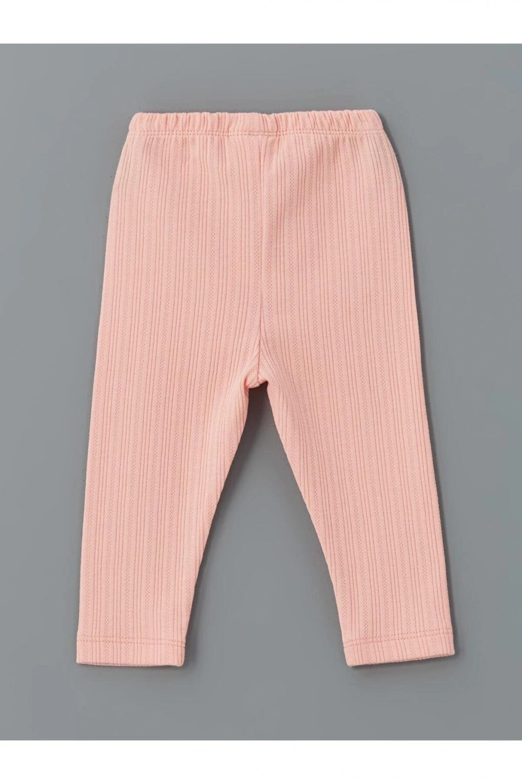 LCW baby Ekru Bisiklet Yaka Çiçekli Kız Bebek Bluz ve Tayt 2li