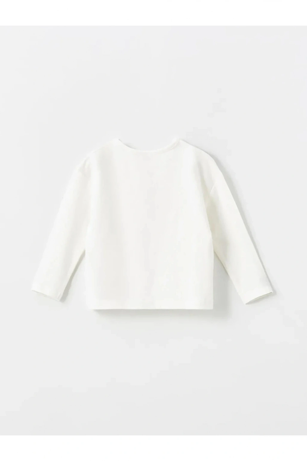 LCW baby Ekru Bisiklet Yaka Çiçekli Kız Çocuk Bluz ve Tayt 2li